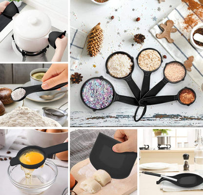 FDA Kitchen Set Silicone Utensils , Multifunction Cooking Utensils Set Silicone